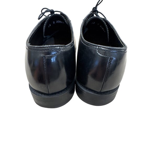 Florsheim Mens Black Cap Toe Oxford Dress Shoes Size 12D SKU 7474 - Picture 7 of 11